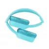 Ausinės TRUST Nouna binaurinės Bluetooth/USB-C laidinės ir belaidės, sulankstomos, vaikams, mėlynos, 4 cm garsiakalbiai