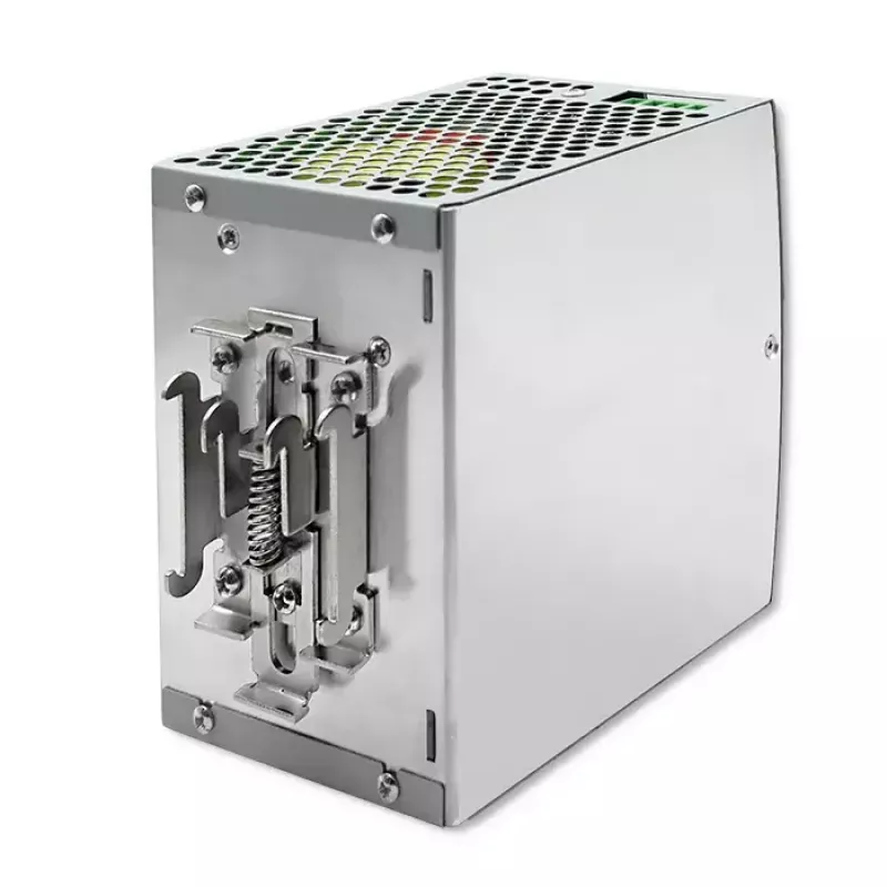 Pramoninis DIN bėgio maitinimo šaltinis QOLTEC 50901 – 480W, 24V DC, 20A