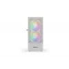 KRUX VAKO ATX kompiuterio korpusas, RGB, baltos spalvos (KRXD005)