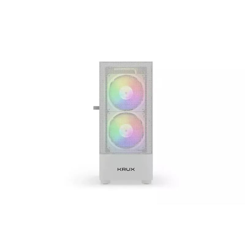 KRUX VAKO ATX kompiuterio korpusas, RGB, baltos spalvos (KRXD005)