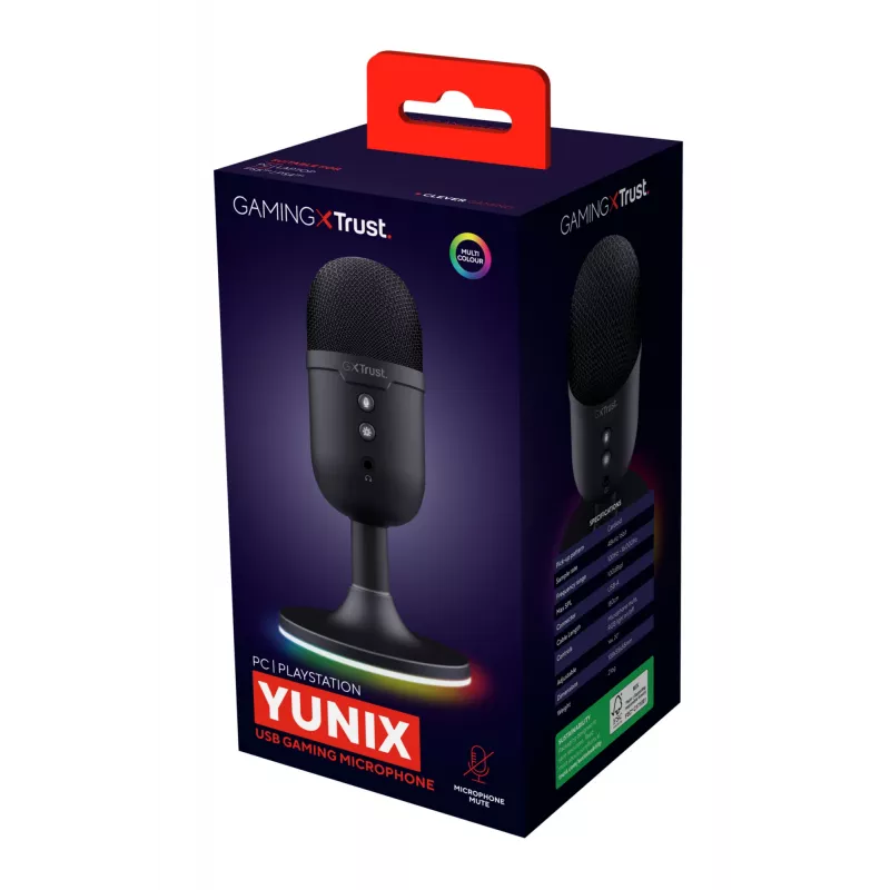 Trust GXT 234P Yunix Black stalinis mikrofonas