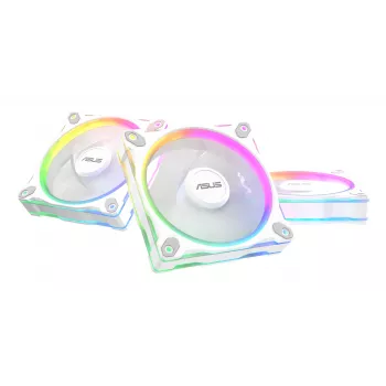 Kompiuterio korpuso ventiliatorius ASUS Prime MR120 ARGB White 120 mm, 1600 RPM, PWM, sleeve bearing, 58 CFM