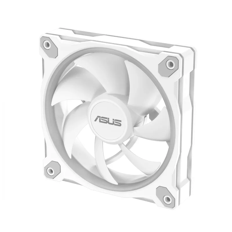 Kompiuterio korpuso ventiliatorius ASUS Prime MR120 ARGB White 120 mm, 1600 RPM, PWM, sleeve bearing, 58 CFM