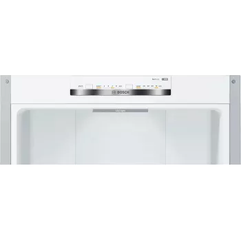 Šaldytuvas su šaldikliu Bosch Serie 4 KGN39VIEB laisvai pastatomas 368 l, E klasė, nerūdijantis plienas, NoFrost, šaldiklis apačioje
