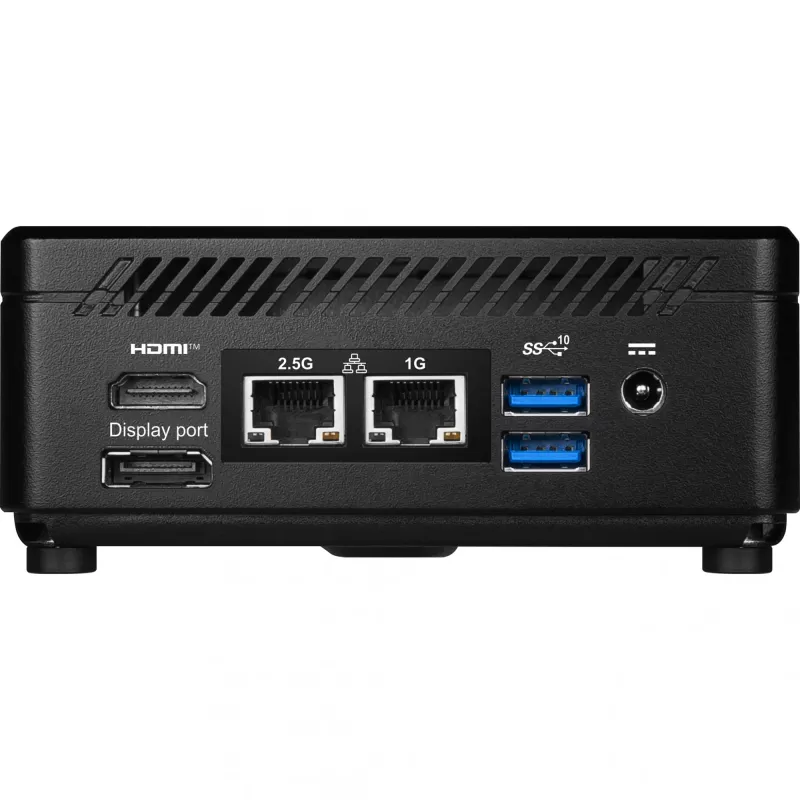 MSI Cubi 5 12M-004EU Intel® Core™ i3 i3-1215U 8 GB DDR4-SDRAM 256 GB SSD Windows 11 Pro Mini kompiuteris juodas