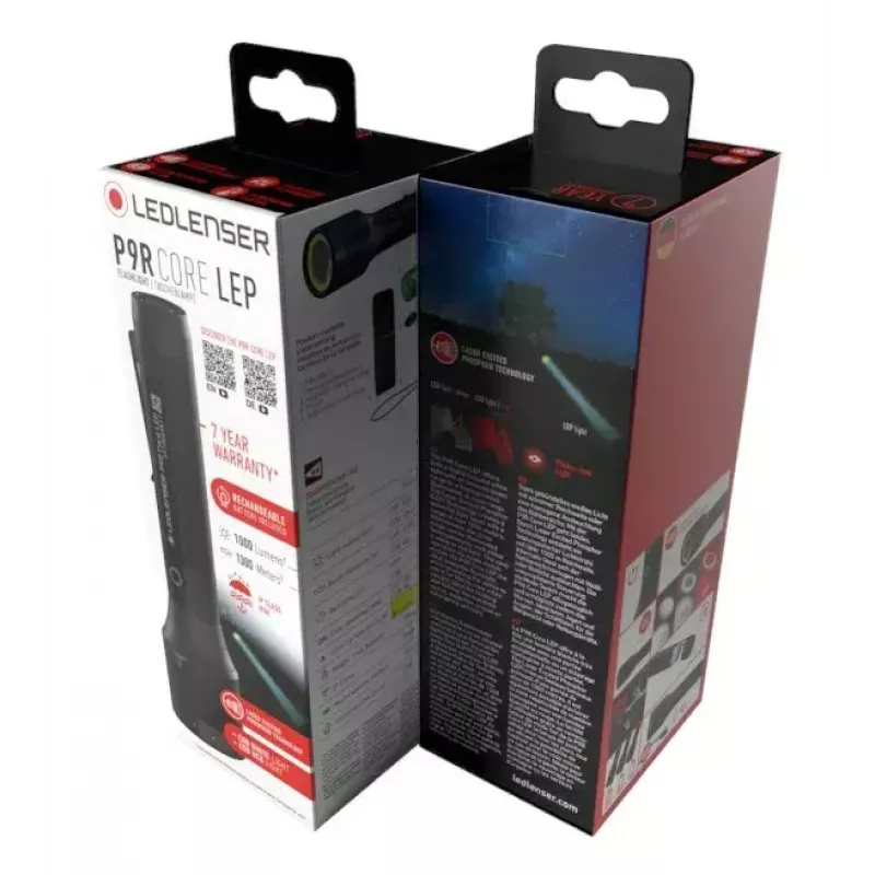 Rankinis žibintuvėlis Led Lenser 502987, kompaktiškas aliumininis korpusas, 1000 lm, 4800 mAh įkraunamas Li‑Jon, IP68, 8000 K, 176 mm, 41 g