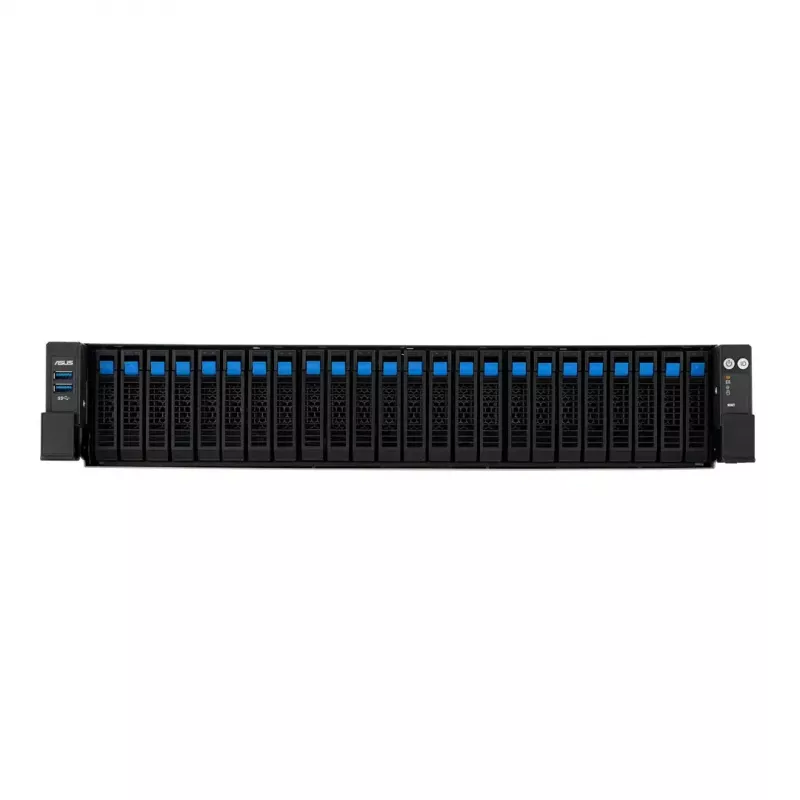 Serverio platforma ASUS RS720A-E13-RS24G 2U AMD, 24x 2,5 colio lizdai, 2x SP5 CPU, 24 DIMM DDR5, 3 TB max, Aspeed AST2600