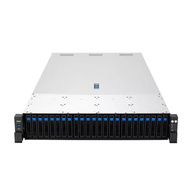 Serverio platforma ASUS RS720A-E13-RS24G 2U AMD, 24x 2,5 colio lizdai, 2x SP5 CPU, 24 DIMM DDR5, 3 TB max, Aspeed AST2600