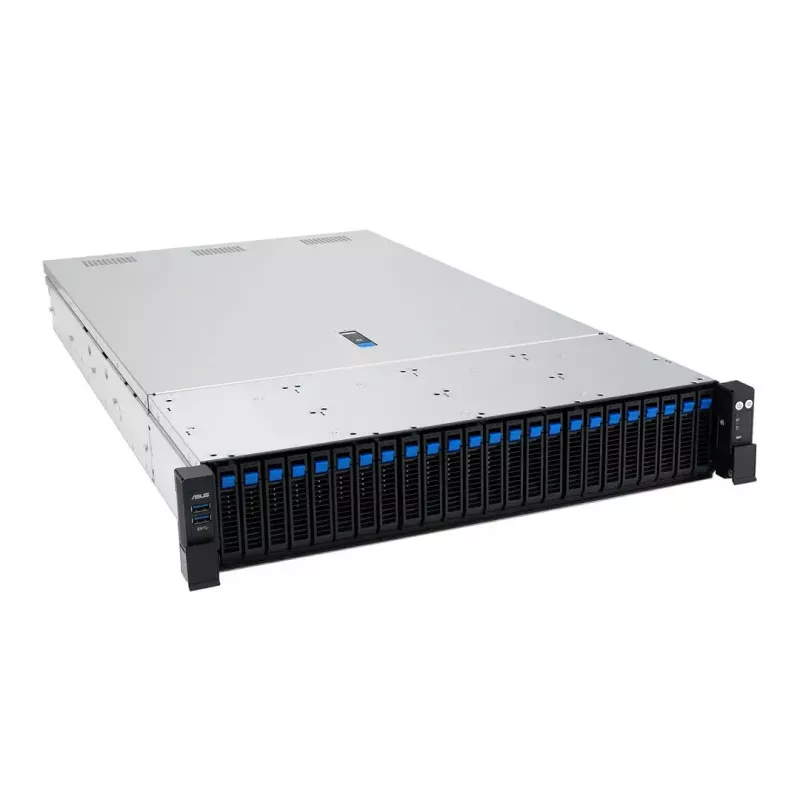 Serverio platforma ASUS RS720A-E13-RS24G 2U AMD, 24x 2,5 colio lizdai, 2x SP5 CPU, 24 DIMM DDR5, 3 TB max, Aspeed AST2600