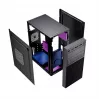 Korpusas GEMBIRD Fornax K300 Mini Tower — Mini-ITX/Micro ATX, SPCC, 2,17 kg, USB 3.2, 1x2,5 colio vieta, 4 išplėtimo lizdai