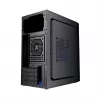Korpusas GEMBIRD Fornax K300 Mini Tower — Mini-ITX/Micro ATX, SPCC, 2,17 kg, USB 3.2, 1x2,5 colio vieta, 4 išplėtimo lizdai