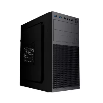 Korpusas GEMBIRD Fornax K300 Mini Tower — Mini-ITX/Micro ATX, SPCC, 2,17 kg, USB 3.2, 1x2,5 colio vieta, 4 išplėtimo lizdai