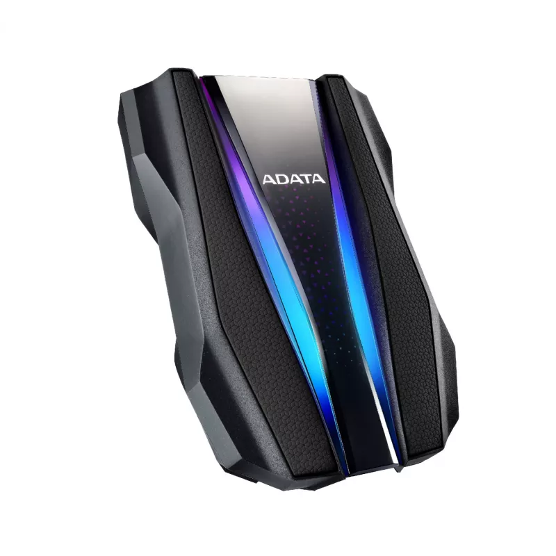 Išorinis kietasis diskas ADATA HD770G 1TB 2,5 colio USB 3.2 Gen 1 — juodas, maitinamas per USB, atsparus vandeniui