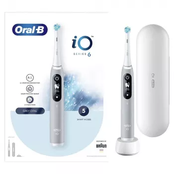 Elektrinis dantų šepetėlis Oral-B iO pilkas