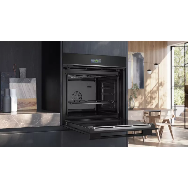Siemens iQ700 HB734G1B1 įmontuojama elektrinė orkaitė 71 L 3600 W Juoda