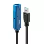 USB 3.0 aktyvus ilginimo kabelis Lindy 10 m Pro