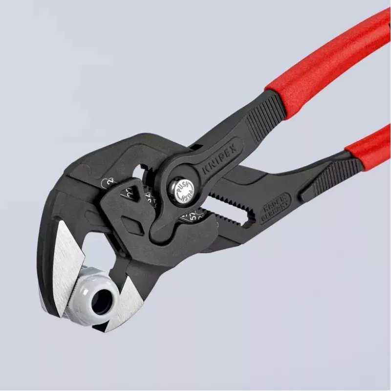 Knipex 86 01 300 replės, nasrų storis 9,5 mm, maks. veržlės dydis 6,8 cm