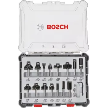 Bosch 2 607 017 471 frezos antgalių rinkinys 15 vnt.