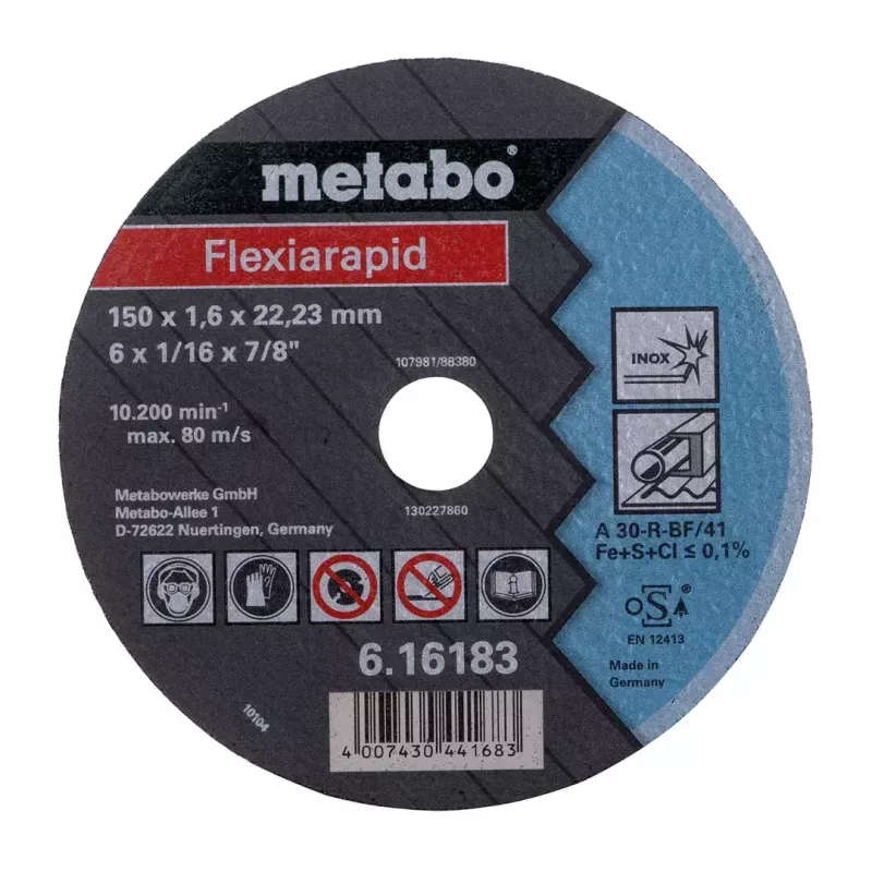 Kampinis šlifuoklis Metabo W 18 LTX 150 QUICK 600404650
