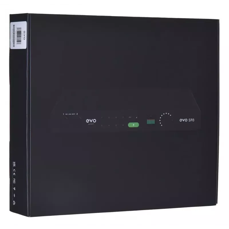 8 kanalų mikrofono išankstinis stiprintuvas Audient EVO SP8 24 bitų 96 kHz