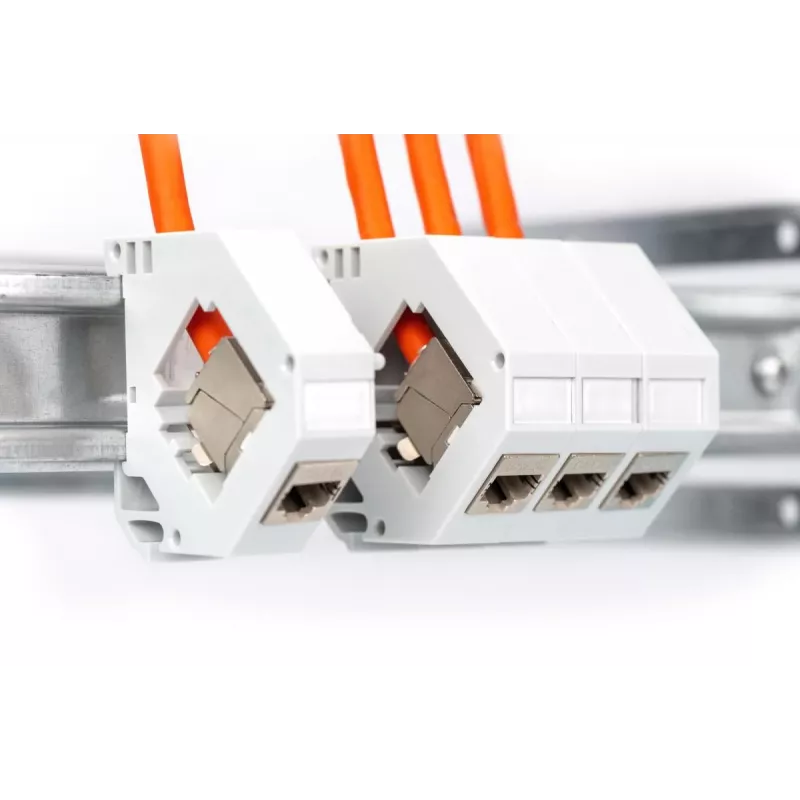 DIGITUS montavimo kabelis - CAT 7 - S/FTP - AWG 23/1 simplex - 500 m - geltonas