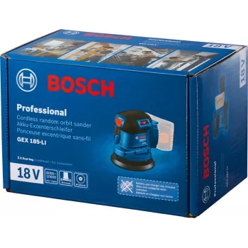 Bosch GEX 185-LI Professional atsitiktinės orbitos šlifuoklis