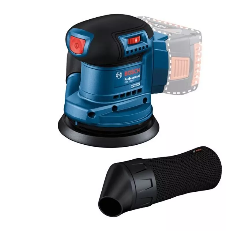 Bosch GEX 185-LI Professional atsitiktinės orbitos šlifuoklis