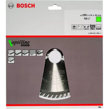Pjūklo diskas medžiui Bosch Optiline Wood 2608641188