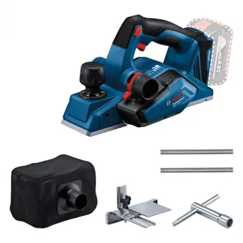 Oblinis Bosch GHO 185-LI, juodas, mėlynas, 14000 aps/min