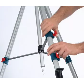 Bosch BT 250 Professional statybinis trikojis lazeriniam nivelyrui, 3 kojos, mėlyna, balta