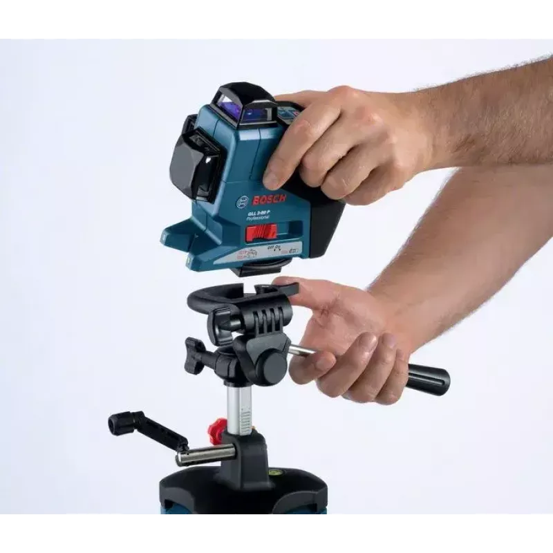 Bosch BT 250 Professional statybinis trikojis lazeriniam nivelyrui, 3 kojos, mėlyna, balta