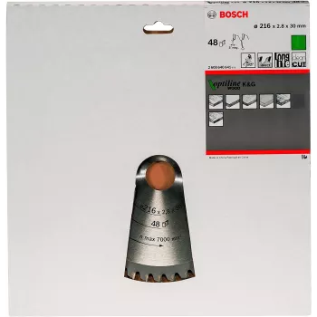 Bosch Optiline Wood diskinis pjūklas medienai, 30,5 cm, Bosch, 640 g, 1 vnt.