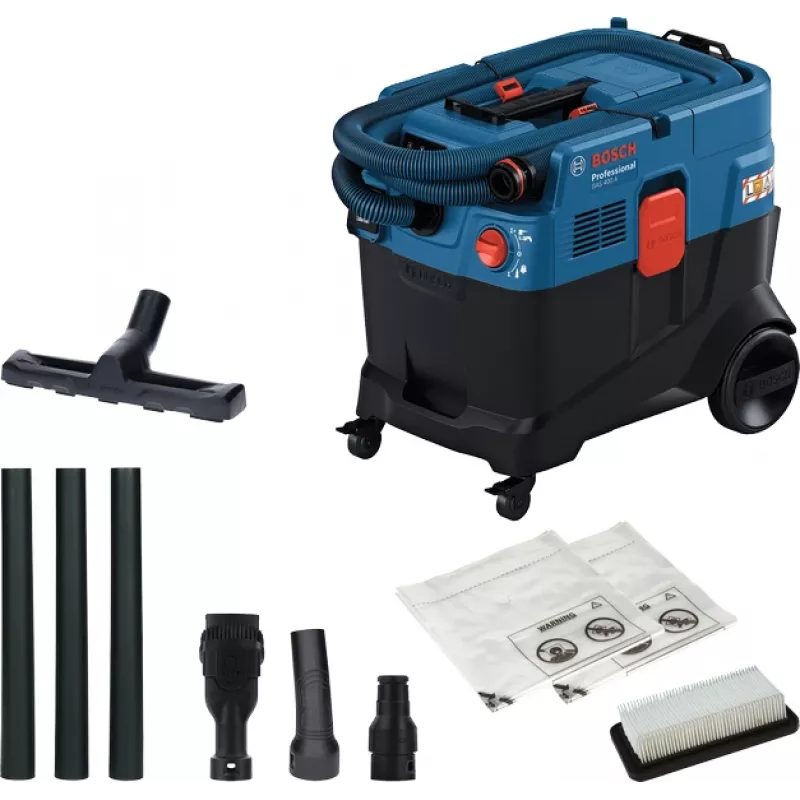 Bosch GAS 400 A Professional 40 L cikloninis dulkių siurblys šlapiam ir sausam valymui 1200 W Kombi