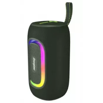 Nešiojamas / vakarėlių garsiakalbis Energizer BTS163 – 16 W RMS, Bluetooth, Li‑Ion 1800 mAh, MicroSD, kelių spalvų apšvietimas, juodas