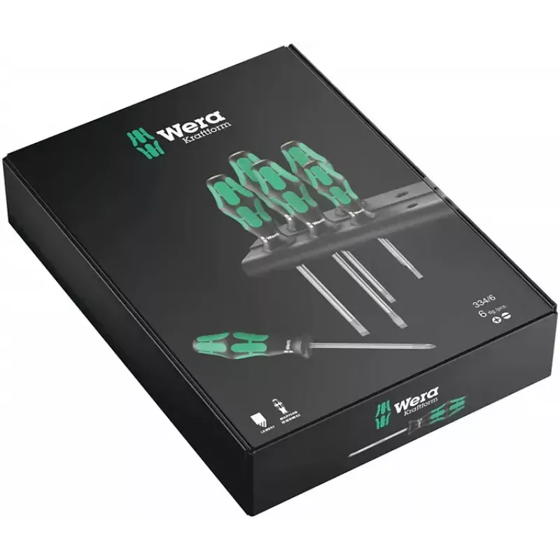 Įrankių rinkinys Wera 334/6 Kraftform