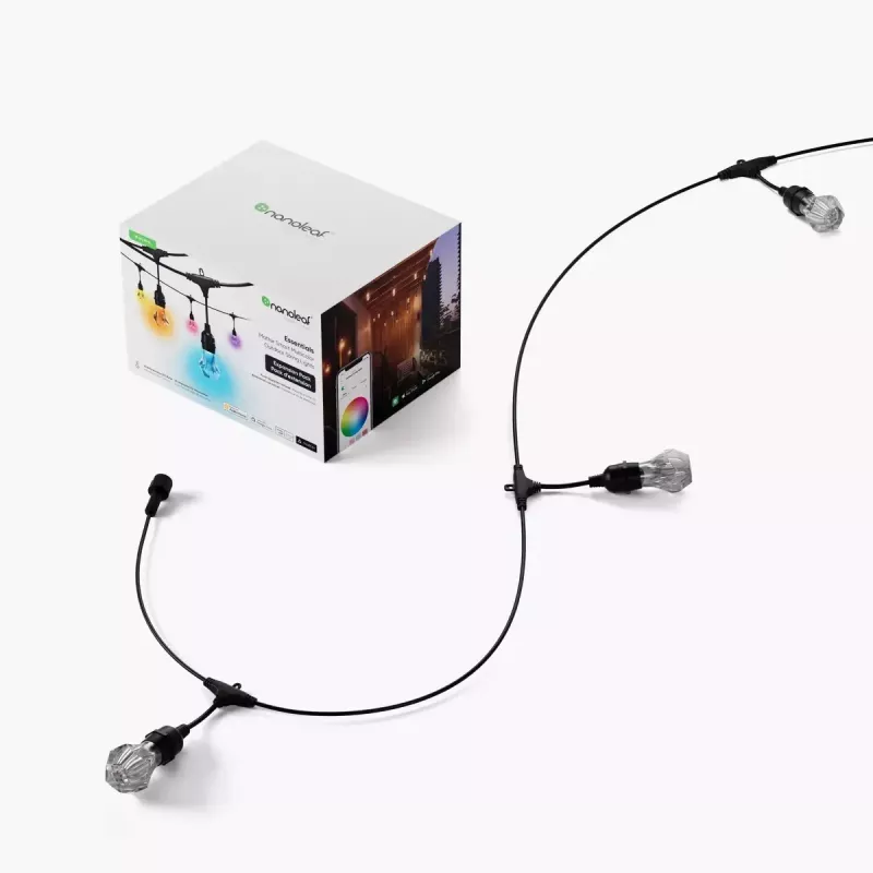 Lauko girliandos Nanoleaf Essentials NF084E00-20SLO 15 m daugiaspalvės Matter