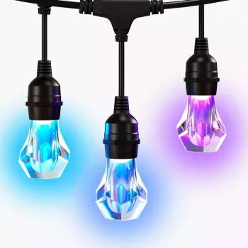 Lauko girliandos Nanoleaf Essentials NF084E00-20SLO 15 m daugiaspalvės Matter