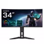 GIGABYTE MO34WQC2 34 colių OLED WQHD lenktas žaidimų monitorius - 3440 x 1440, 240Hz, 0,03ms, KVM, 250 cd/m², FreeSync Premium Pro, DisplayHDR True Black 400, HDMI 2.1, DisplayPort 1.4