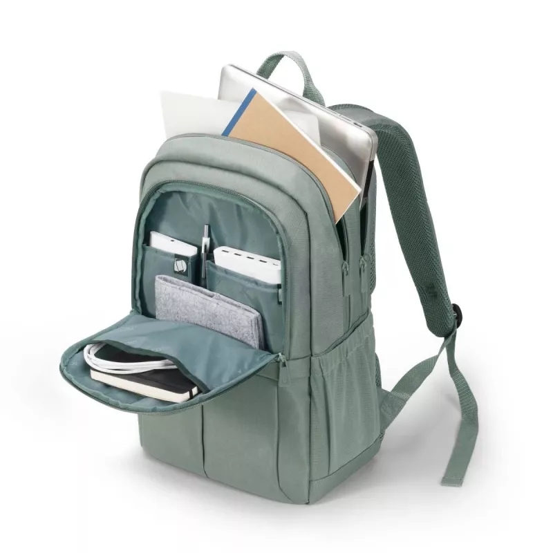 DICOTA Eco Backpack Scale kuprinė nešiojamiesiems 13-15.6 col. - pilka / 600D perdirbtas PET