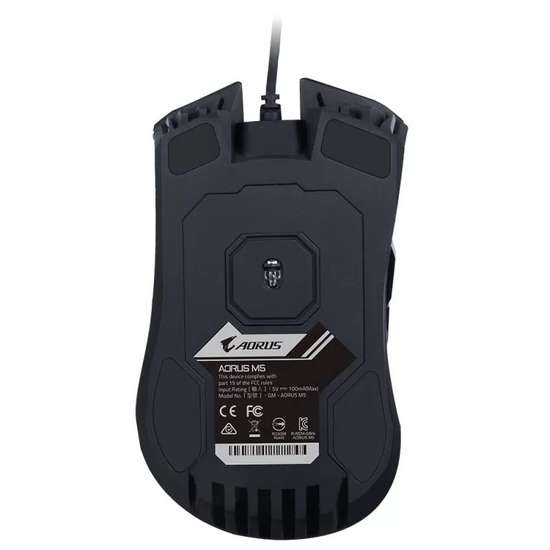 GIGABYTE AORUS M5 pelė žaidimams Dešinei rankai USB Type-A Optinė 16000 DPI