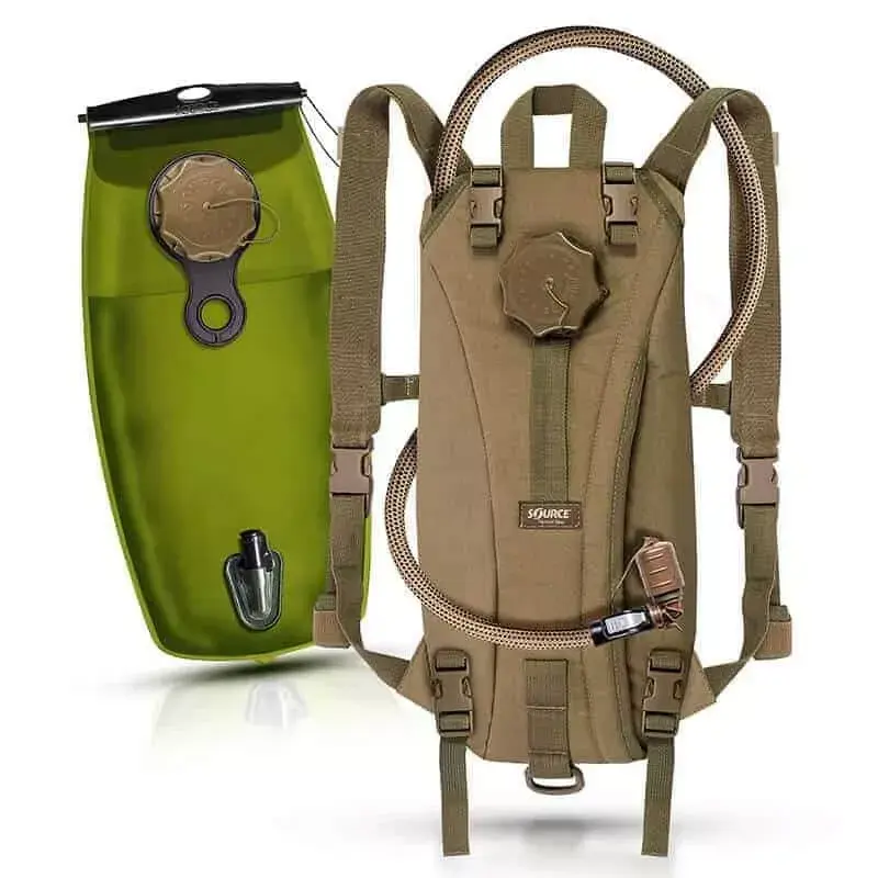 Hydration Pack Source Tactical 3L (modelis 4000330203) – 3 litrų gertuvės maišas lauko ir taktiniam naudojimui
