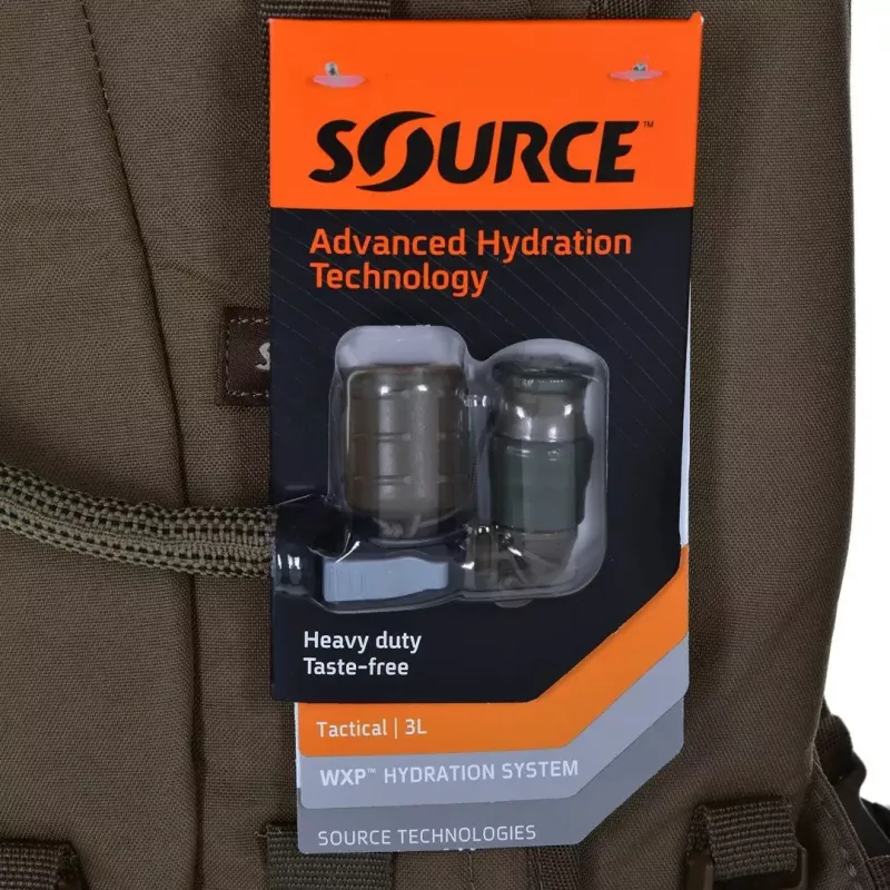 Hydration Pack Source Tactical 3L (modelis 4000330203) – 3 litrų gertuvės maišas lauko ir taktiniam naudojimui