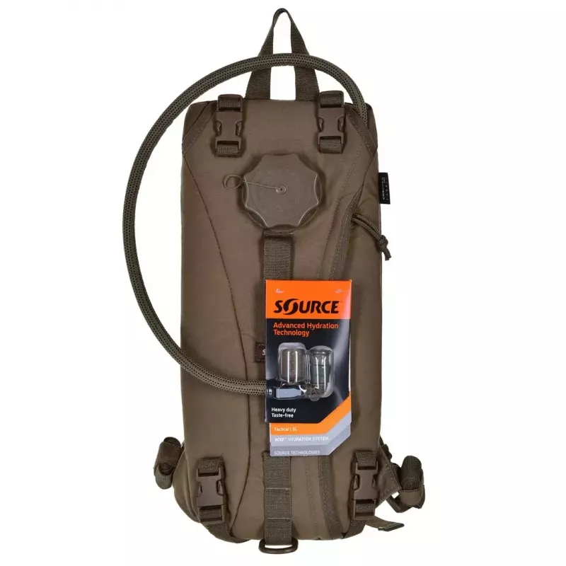 Hydration Pack Source Tactical 3L (modelis 4000330203) – 3 litrų gertuvės maišas lauko ir taktiniam naudojimui