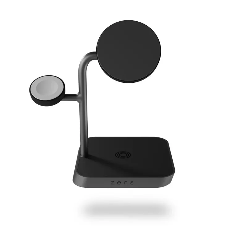 ZENS Office Charger Pro 3 juoda belaidė greitojo įkrovimo stotelė AC