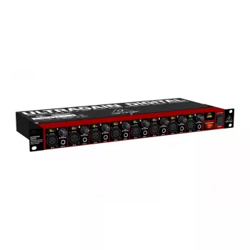 Behringer ULTRAGAIN DIGITAL ADA8200 8 kanalų AD/DA keitiklis, 24 bitų / 48 kHz, XLR I/O, montuojamas stelaže