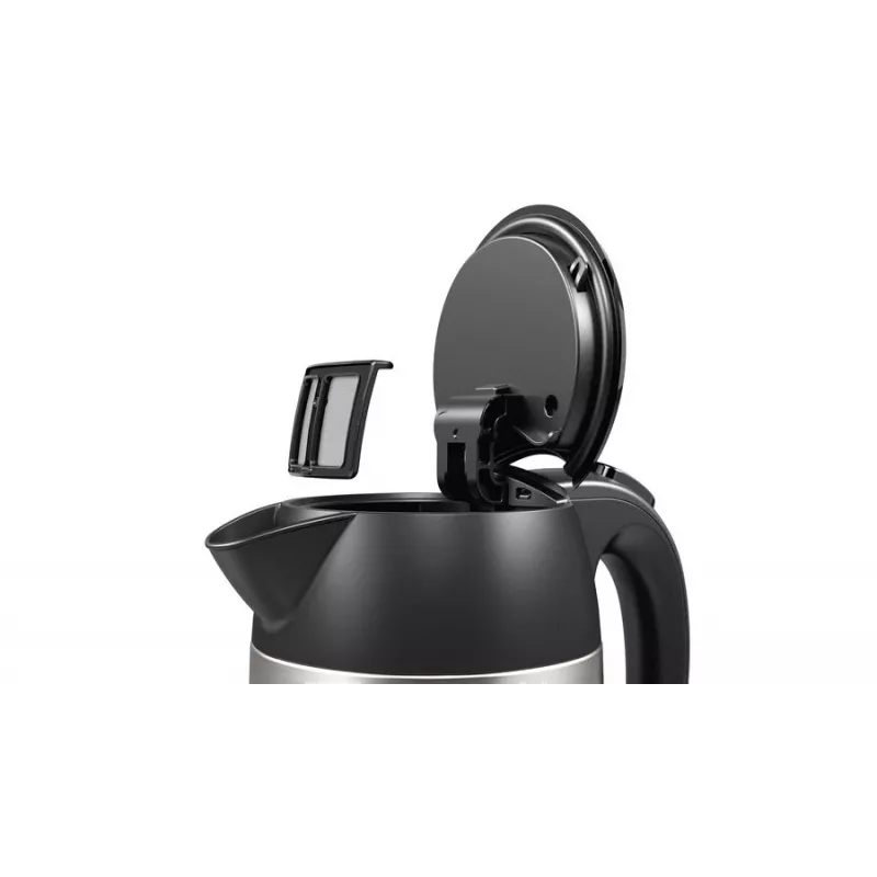 Bosch TWK3P420 elektrinis virdulys 1,7 L 2400 W Juodas, Nerūdijantis plienas