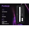 Smulkintuvas TRACER Edge10L kryžminis pjūvis, 10 lapų talpa, 6 mm pjūvis, 10 L krepšelis, juodas