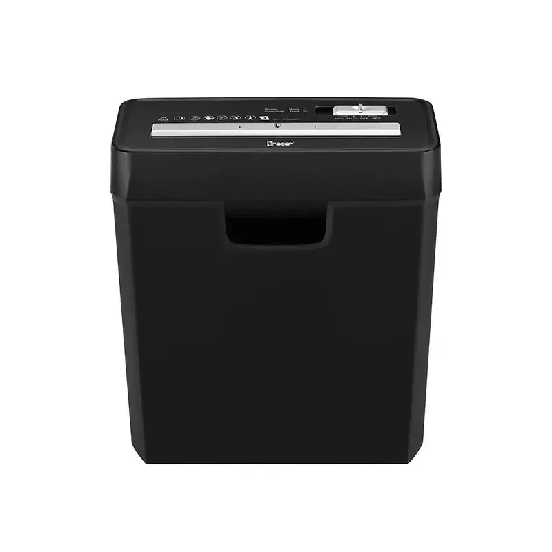 Smulkintuvas TRACER Edge10L kryžminis pjūvis, 10 lapų talpa, 6 mm pjūvis, 10 L krepšelis, juodas