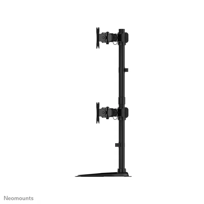 Neomounts NM-D335D4BLACK Monitorių stovas 10-27 colių, Spaustuvas/Ant stalo/Prakišamas, 8 kg, VESA 75x75/100x100 mm, Juodas
