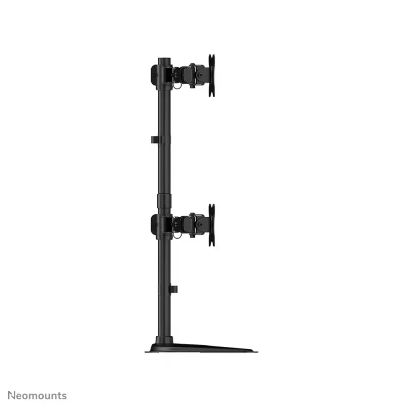Neomounts NM-D335D4BLACK Monitorių stovas 10-27 colių, Spaustuvas/Ant stalo/Prakišamas, 8 kg, VESA 75x75/100x100 mm, Juodas